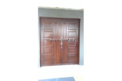 < 60" x 83" > RR47L Fullset Solid Mix Door / Pintu Kayu / Malaysia Door / Pintu murah
